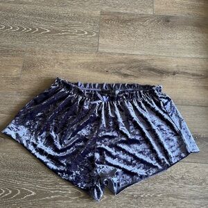 Velvet Micro Shorts